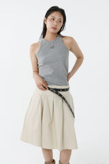 ALL-DAY SLEEVELESS TOP_MELANGE GRAY