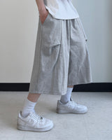 FLIN SIDE PLEAT BERMUDA SWIM PANTS