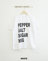 ミックス プリンティング ショートスリーブ Tシャツ