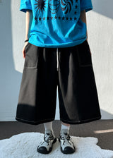 Ski Stitch Detail Carpenter Bermuda Shorts 5color