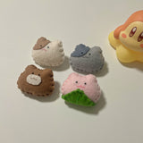 [MADE] ハムスターもち黒ゴマキーホルダー