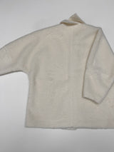 [wool 30%] ヘアシングルオーバーフィットハーフコート