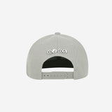 Lace Button Snapback / Grey