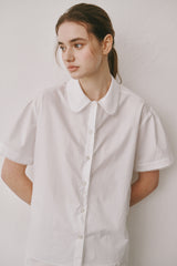 Lace half shirts (Ivory)