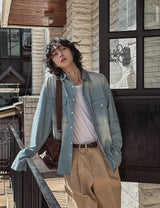 Morris two pocket denim shirt