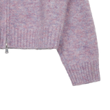 ファジーマールドニットジップアップ (3 COLORS)