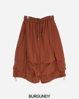 Nylon Cargo Bermuda Pants
