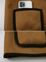 Hazel Two Tone Half Mustang Jacket