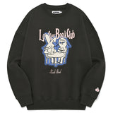 LOWKEY BOOK CLUB GRAPHIC SWEATSHIRT [CHARCOAL]