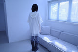 Bohem tassel button knit cape