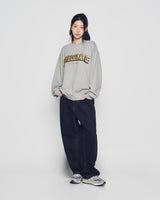 25FW METAL TEXTURE SWEATSHIRT MELANGE