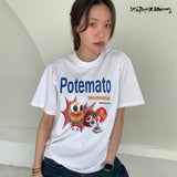 [X LETINDINER] POTEMATO T-SHIRT (4color)