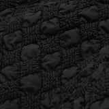 Ugly hooded zip vest / Black
