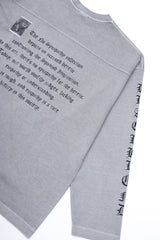 BBD クラッシュドフェイスピグメントロングtシャツ