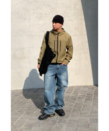 Double zipper windbreaker