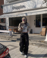Snap big cargo pants