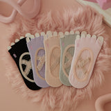 BALLET NON-SLIP SOCKS/OPEN TOE - 5 COLORS