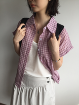 Dolman check shirt (4color)