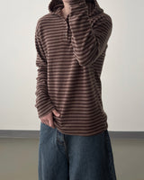 Labeni Striped Brushed Hoodie