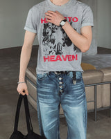 ヘブン グラフィック レタリング ショートスリーブ Tシャツ