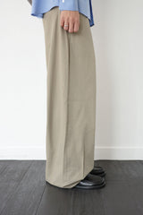 tailored wide slacks
