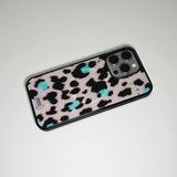 Soft Pop Leopard Phone Case Pale Blush (BK_MagSafe Glass)
