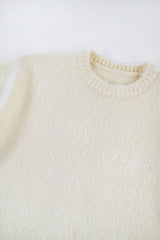 Cuddle brush knit_ivory