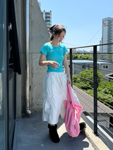 belted bermuda pants