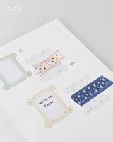 Silver Foil Bobbin Writable Paper Kiss Cut Tape