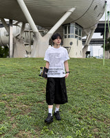 Coral Lettering Short Sleeve T-Shirt