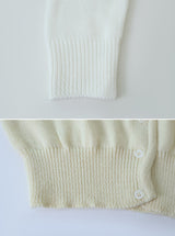 Motif Raglan V-neck Knit Cardigan (6color)