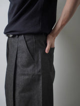 PT8 Pleated Denim Shorts