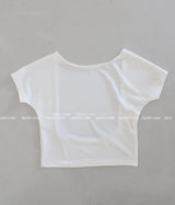 ホットガールバックレスクロップドTシャツ
