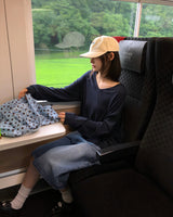 [ORIGINAL] Rainy V-Neck Sheer Long-Sleeve Tee