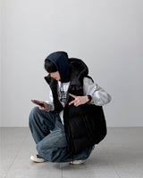 Plus Hood Padding Vest