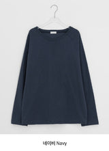 センキューベーシックラグランオーバー長袖Tシャツ