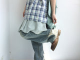 Vintage blue bootcut pants