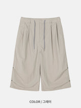 Rivet fishing burmuda pants 3color