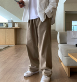  Wonderant Cotton Ton-Tuck Banding Wide Pants