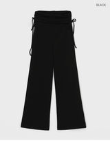 [MADE] bellad folding shirring bootcut pants