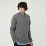 ALPACA SHAGGY KNIT GRAY