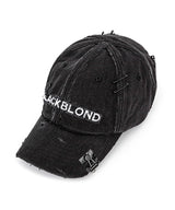 BBD Cross Damage Custom Denim Cap (Black)