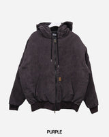 Work Corduroy Hood Zip-Up