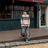 デロンカーゴワイドデニムパンツ