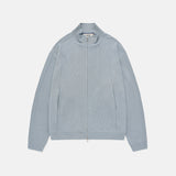 Fickle 2-WAY full zip-up / Blue gray