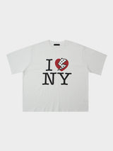 Luv NY クロップドTシャツ