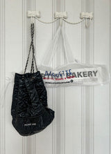 Flower backpack black