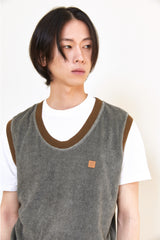 ALARM VINTAGE TERRY VEST CHARCOAL_MAN