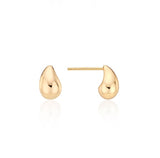 25FW★ Champagne Full Moon Silver Mary Bowl Earrings
