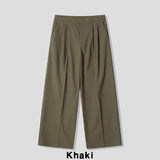 Kiku Ice Linen Two-Tuck Slacks